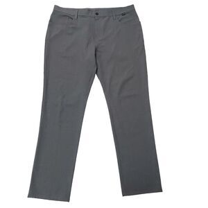 Travis Mathew Performance Pants Mens 40x33 Gray Straight Leg Golf Casual Chino